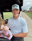 Couples Golf Hat - White Vintage Trucker Hat - My Pampered Life Seattle