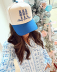 Making Spirits Bright - Blue Vintage Trucker Hat