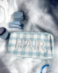 Hair - Blue Plaid Large Bag - My Pampered Life Seattle