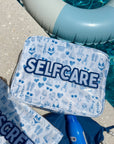 Self Care - Blue Americana Clear Coat XL Bag - My Pampered Life Seattle