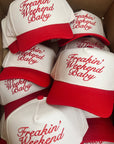 Freakin' Weekend Baby - Vintage Trucker Hat - My Pampered Life Seattle