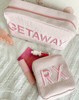 Getaway Large - Pink Stripe - My Pampered Life Seattle
