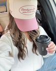 Literally Just a Girl - Mauve Vintage Trucker Hat - My Pampered Life Seattle