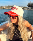 Tanned & Tipsy - Red Vintage Trucker Hat - My Pampered Life Seattle