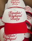Freakin' Weekend Baby - Vintage Trucker Hat - My Pampered Life Seattle