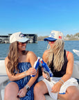 United States of America - Denim Blue Vintage Trucker Hat - My Pampered Life Seattle