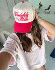 Wonderfully Made - Hot Pink Vintage Trucker Hat - My Pampered Life Seattle