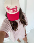 Wonderfully Made - Hot Pink Vintage Trucker Hat - My Pampered Life Seattle