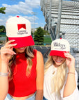 Gameday Tailgate Club - Red Vintage Trucker Hat - My Pampered Life Seattle