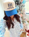 Making Spirits Bright - Blue Vintage Trucker Hat