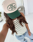 God is Good - Green Vintage Trucker Hat - My Pampered Life Seattle