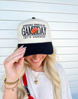Everyday Should Be Gameday - Black Vintage Trucker Hat - My Pampered Life Seattle