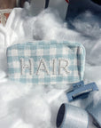 Hair - Blue Plaid Large Bag - My Pampered Life Seattle