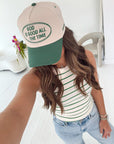 God is Good - Green Vintage Trucker Hat - My Pampered Life Seattle