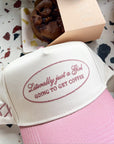 Literally Just a Girl - Mauve Vintage Trucker Hat - My Pampered Life Seattle