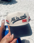 All is Well - Navy Vintage Trucker Hat - My Pampered Life Seattle