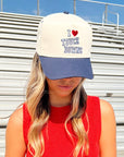 I Heart Touchdowns - Navy Vintage Trucker Hat - My Pampered Life Seattle