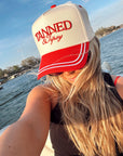 Tanned & Tipsy - Red Vintage Trucker Hat - My Pampered Life Seattle