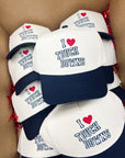I Heart Touchdowns - Navy Vintage Trucker Hat - My Pampered Life Seattle