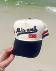 All is Well - Navy Vintage Trucker Hat - My Pampered Life Seattle