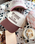 Coffee Run - Brown Vintage Trucker Hat - My Pampered Life Seattle