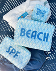 SPF - Blue Palms Large Bag - My Pampered Life Seattle