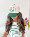 God is Good - Green Vintage Trucker Hat - My Pampered Life Seattle