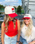 That's a Firstttt Down Vintage Trucker Hat - Red - My Pampered Life Seattle
