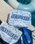 Self Care - Blue Americana Clear Coat XL Bag - My Pampered Life Seattle
