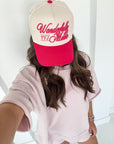 Wonderfully Made - Hot Pink Vintage Trucker Hat - My Pampered Life Seattle