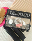 Chargers Clear Pouch - Black - My Pampered Life Seattle