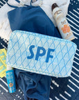 SPF - Blue Palms Large Bag - My Pampered Life Seattle