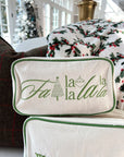 Falalalalala - Green Canvas Large Bag - My Pampered Life Seattle