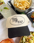 This & Yap - Black Vintage Trucker Hat - My Pampered Life Seattle