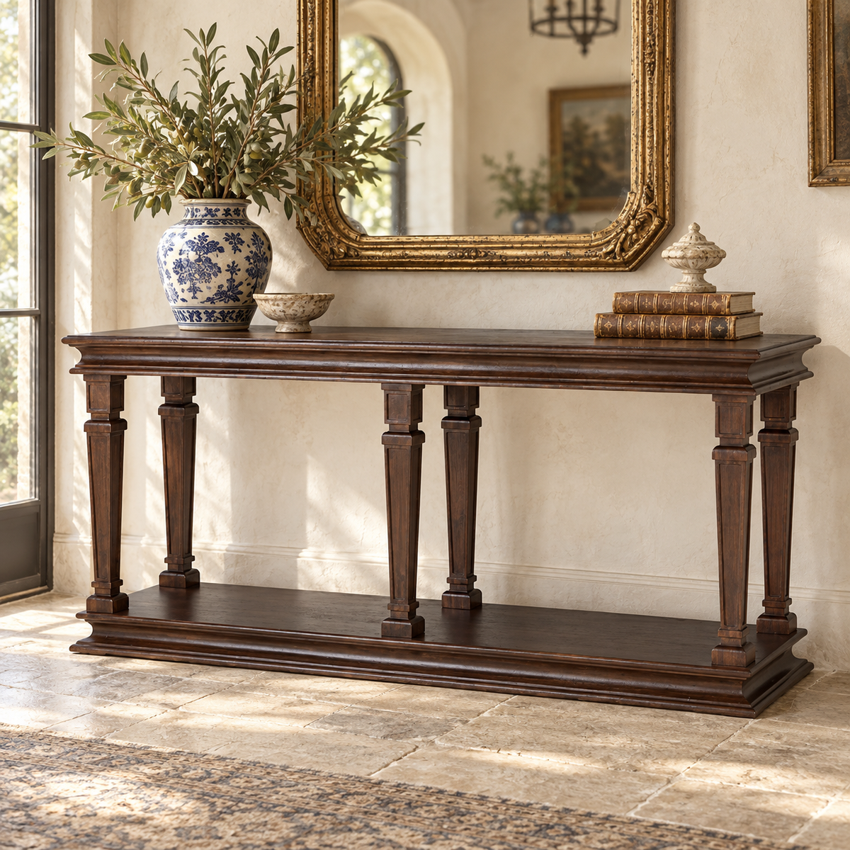 Park Hill Collection Camelot Console Table – 68"