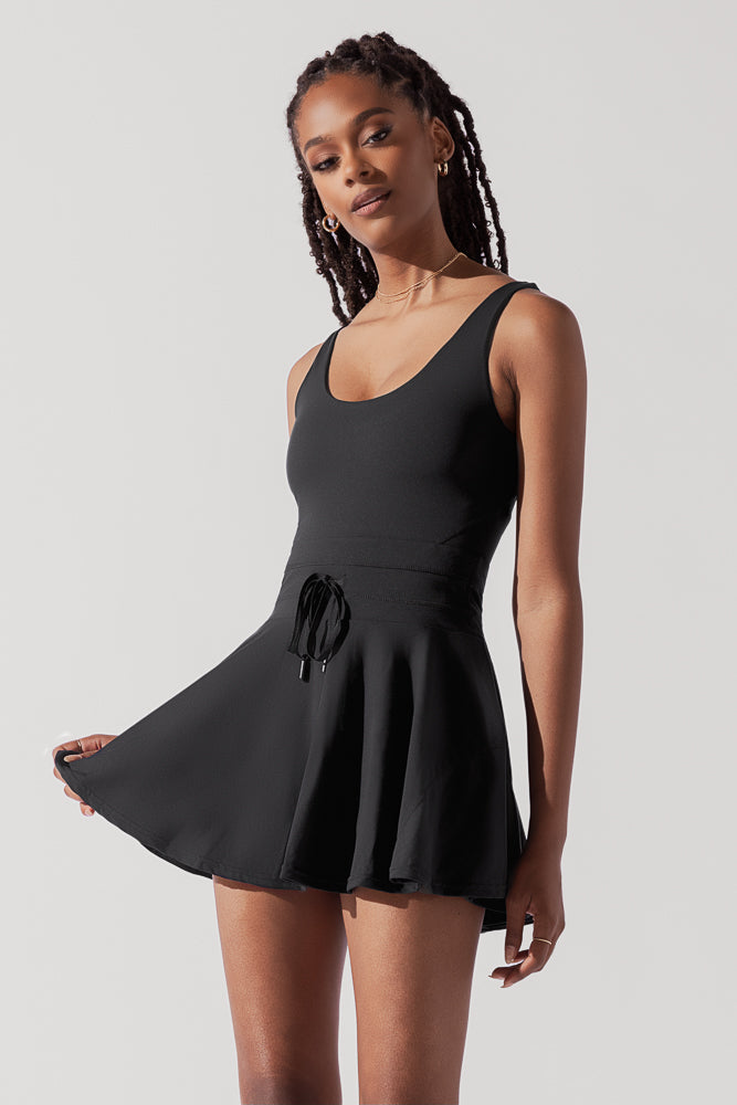 Full Size Twirl Dress - Black