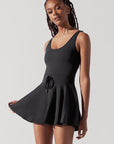 Full Size Twirl Dress - Black