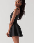 Full Size Twirl Dress - Black