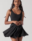 Full Size Twirl Dress - Black