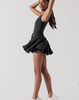 Full Size Twirl Dress - Black