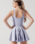 Full Size Twirl Dress - Country Blue