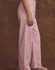 Serafina Pink High Rise Barrel Jeans