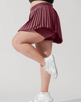 POPFLEX Full Size Ace ‘em Pleated Skort - Desert Rose