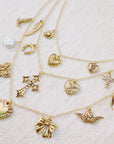 Vintage Charm Triple Layered Necklace