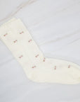 Vintage Floral Patterned Socks Set Of 2