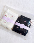 Vintage Floral Patterned Socks Set Of 2