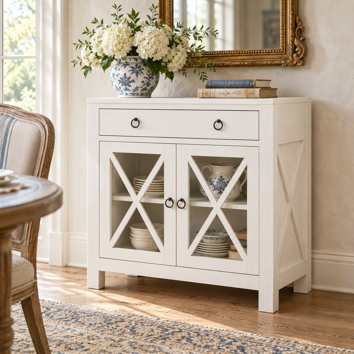 Park Hill Newport Cabinet – Whitewash or Driftwood