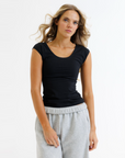 Wonder Fitted Cotton Layering Tee
