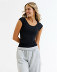 Wonder Fitted Cotton Layering Tee