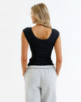 Wonder Fitted Cotton Layering Tee